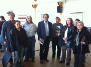 Lil'wat delegation meeting with UN Special Rapporteur on the Rights of Indigenous Peoples, S. James Anaya, October 10, 2013, Musqueam.