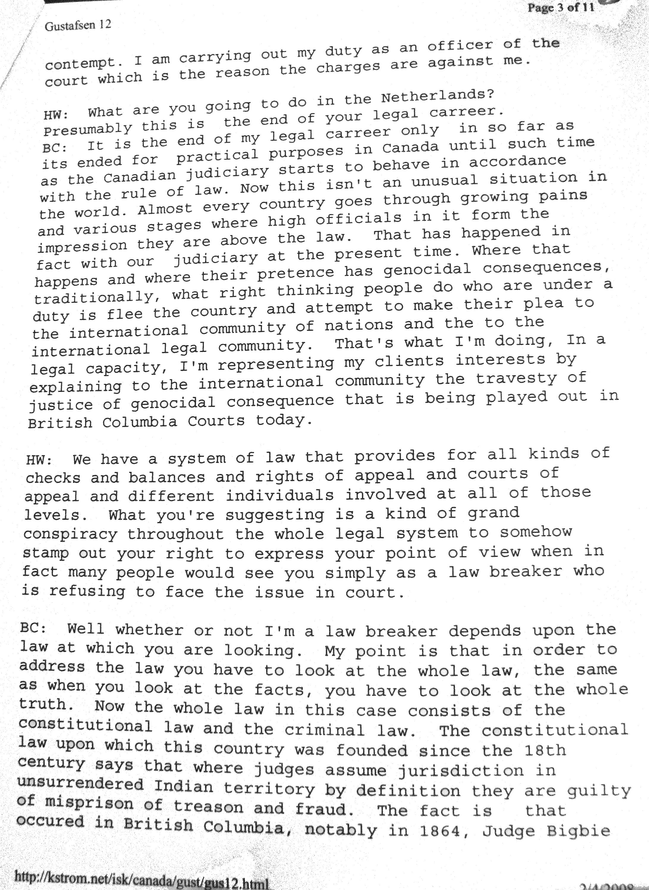 95 Oct 19 CBC.Wake Clark interview from Netherlands 3