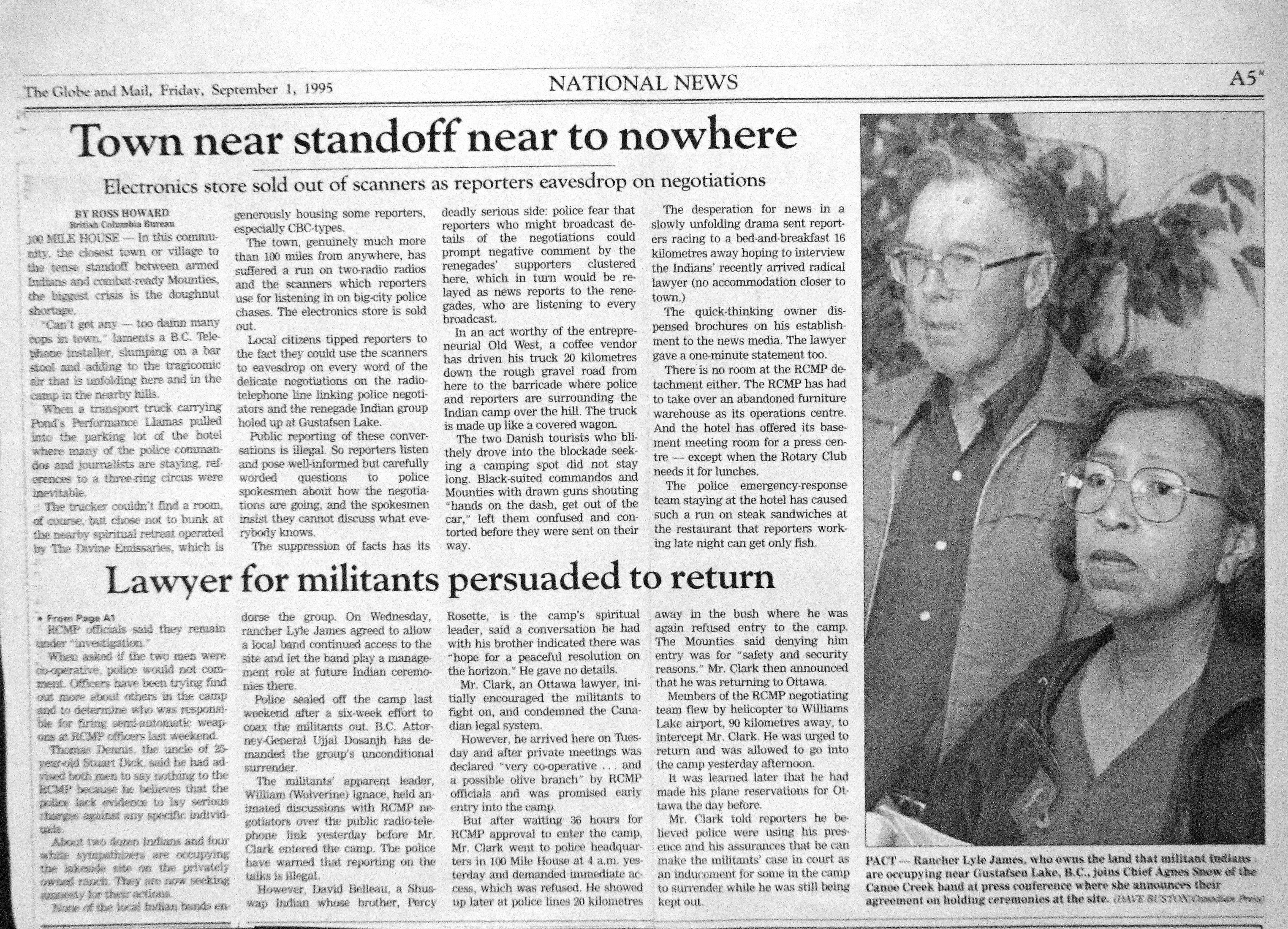 95 Sept 1 GaM.RossHoward Town near standoff near nowhere