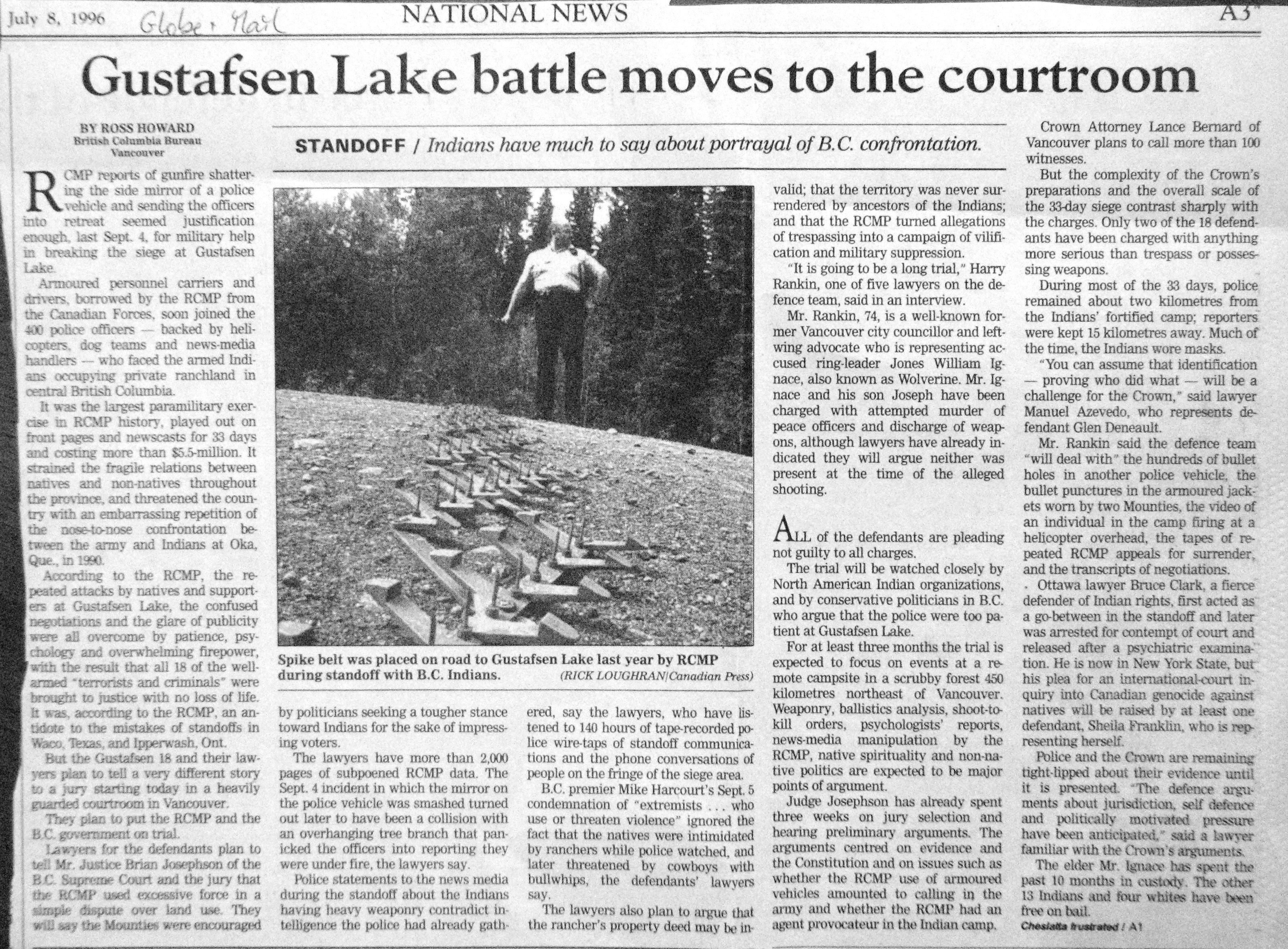 96 July 8 GaM.RossHoward GL battle moves to the courtroom