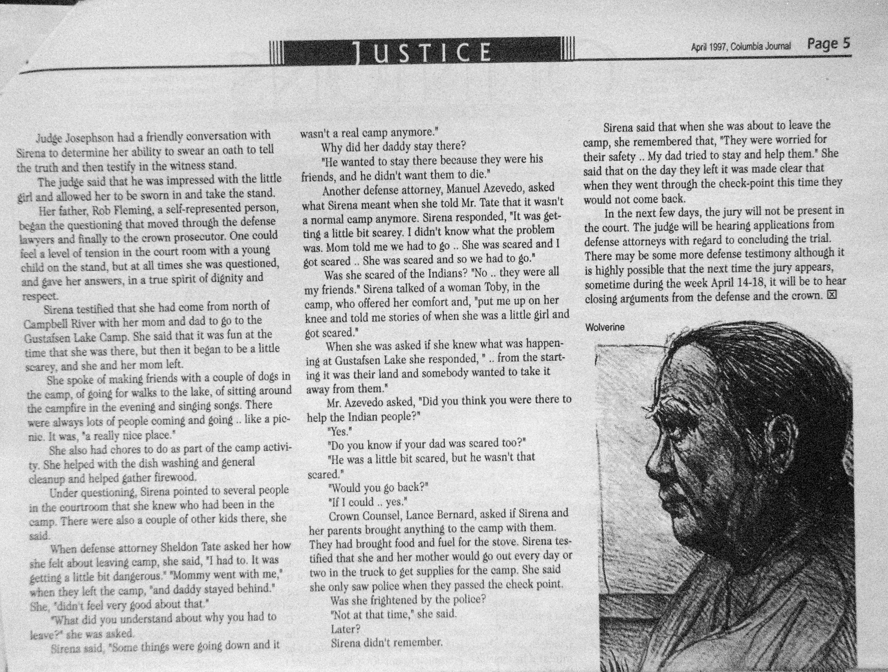 97 March 27 ColumbiaJournal.TimWees The Gustafsen Lake trial 4